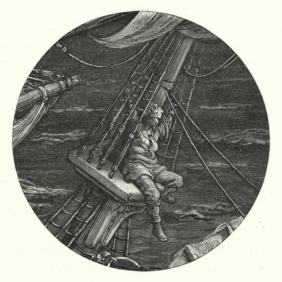 Gustave Doré Illustration für Coleridges Rime of the Ancient Mariner von Gustave Dore