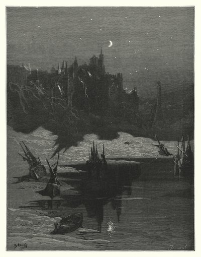 Gustave Doré Illustration für Coleridges Rime of the Ancient Mariner von Gustave Dore