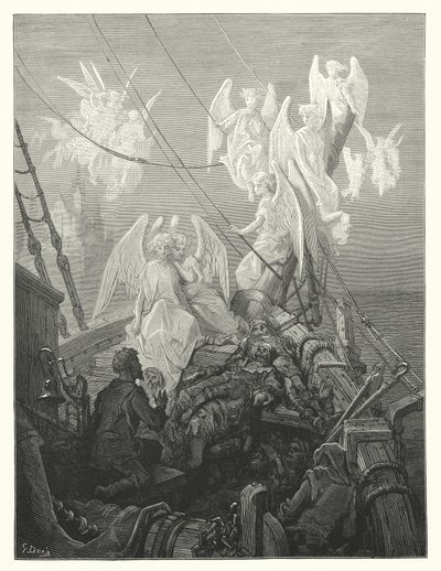 Gustave Doré Illustration für Coleridges Rime of the Ancient Mariner von Gustave Dore