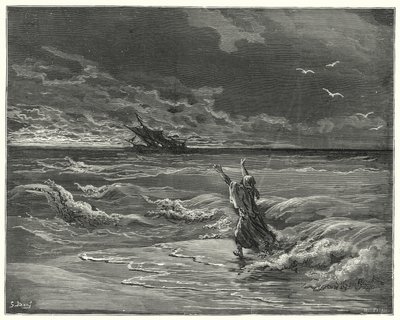Gustave Dorés Don Quixote: "Komm zurück, meine liebe Tochter, denn ich vergebe dir alles" von Gustave Dore