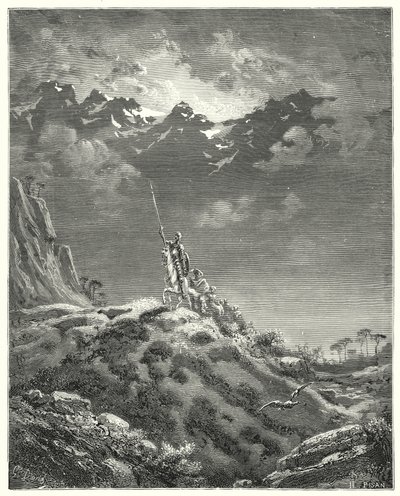 Gustave Dorés Don Quixote: "In Richtung des Königreichs Micomicon" von Gustave Dore