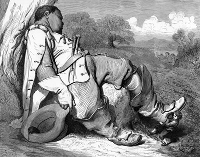 Hop o my Thumb, Gravur von Gustave Doré von Gustave Dore