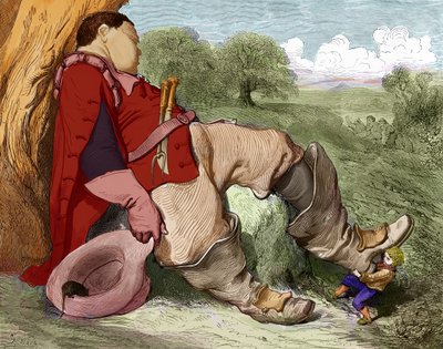 Der kleine Däumling (Stich) von Gustave Dore