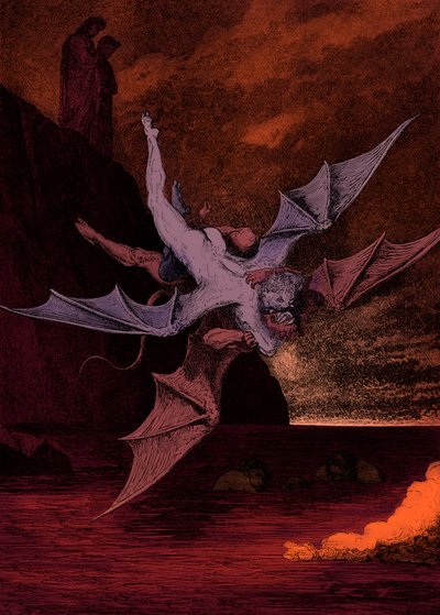 Illustration für Die Göttliche Komödie - Hölle von Dante von Gustave Dore