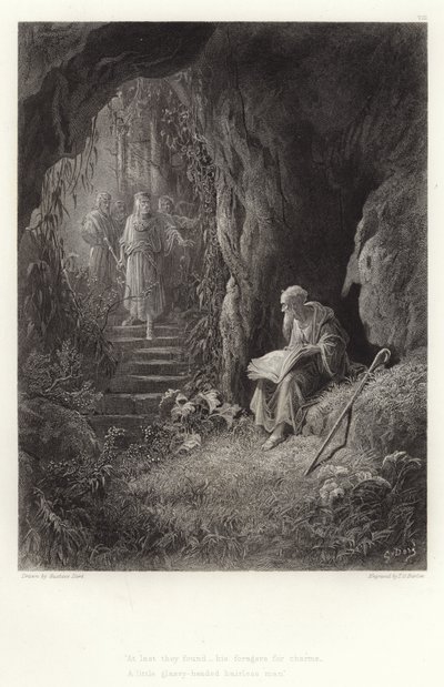 Illustration für Vivien von Alfred Tennyson von Gustave Dore