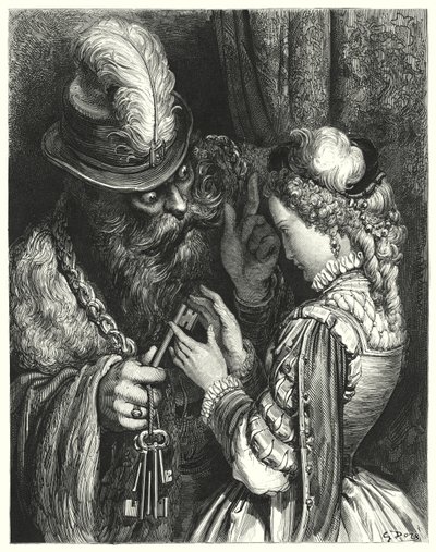La Barbe-Bleue; Blaubart von Gustave Dore
