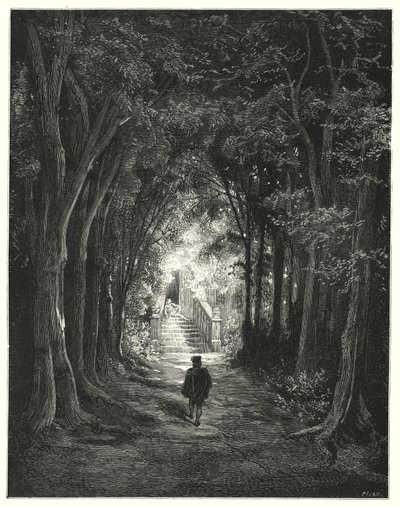 La Belle Au Bois Dormant; Dornröschen (Gravur) von Gustave Dore