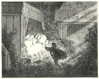 La Belle Au Bois Dormant; Dornröschen von Gustave Dore