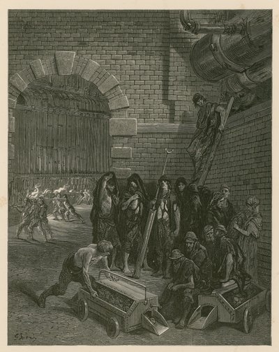 Lambeth Gaswerke, London von Gustave Dore