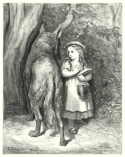 Rotkäppchen von Gustave Dore