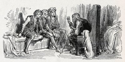 Der Bauer und seine Kinder von Gustave Dore