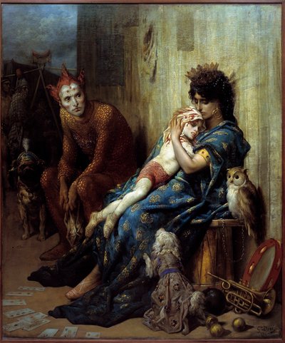 Les Saltimbanques von Gustave Dore