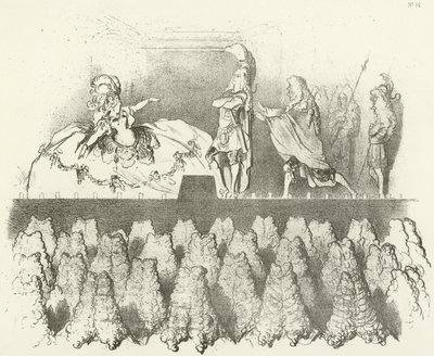 Racine vor dem Hof von Versailles 1695 von Gustave Dore