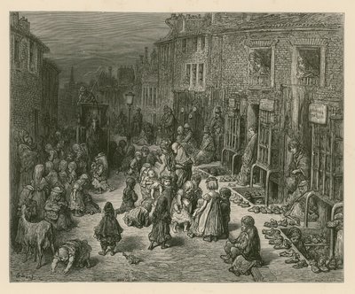 Seven Dials, London von Gustave Dore