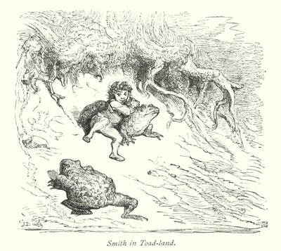 Smith im Krötenland (Gravur) von Gustave Dore