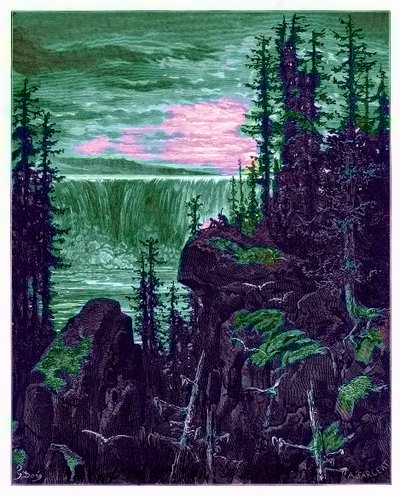 Die Niagarafälle, Illustration aus 