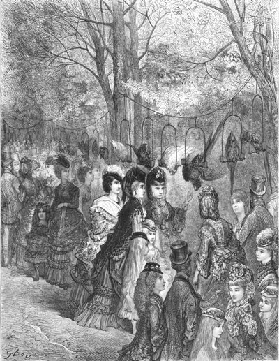 Zoologische Gärten - Der Papageienweg von Gustave Dore