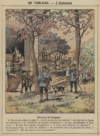 Der Herbst von Gustave Fraipont