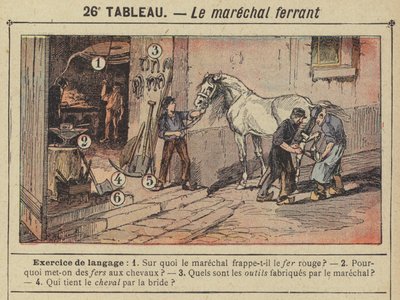Der Hufschmied von Gustave Fraipont