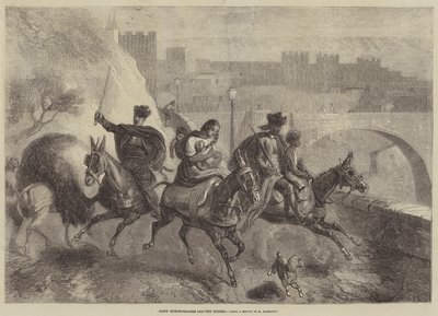 Zigeunerpferdehändler verlassen Toledo von Gustave Janet