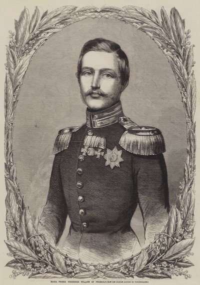 Seine Königliche Hoheit Prinz Friedrich Wilhelm von Preußen von Gustave Janet
