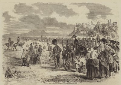 Überprüfung der Stirling und Clackmannan Miliz von Gustave Janet