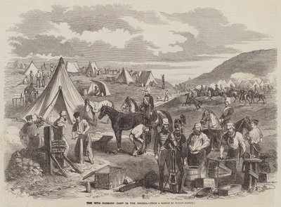 Das Lager der 10. Husaren auf der Krim von Gustave Janet