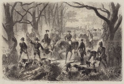 Die kaiserliche Jagd im Wald von Compiègne von Gustave Janet