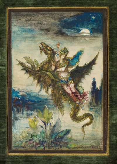 Traum vom Orient oder Die Peri, ca. 1881 von Gustave Moreau