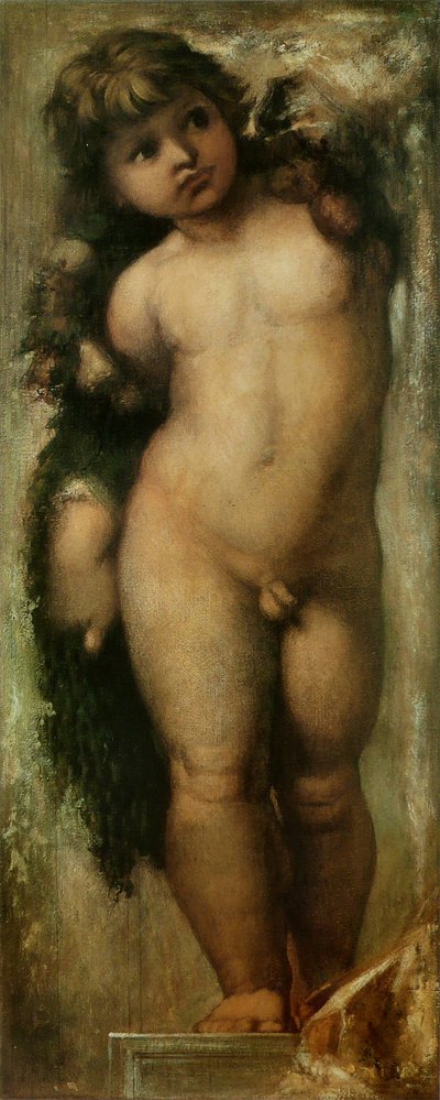 Putto nach Raphael. Kopie des Putto von Raphael, von der Akademie von Saint-Luc, in Rom. von Gustave Moreau