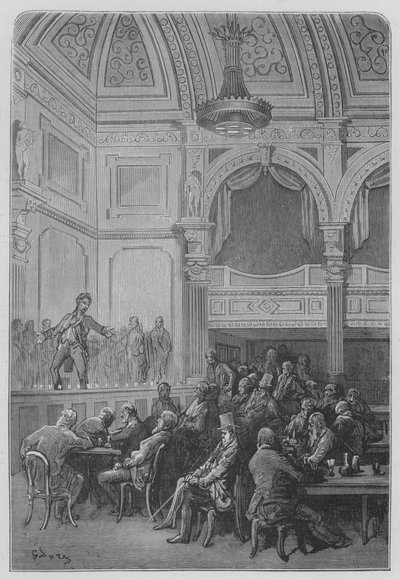 Café-Konzert von Gustave after Dore