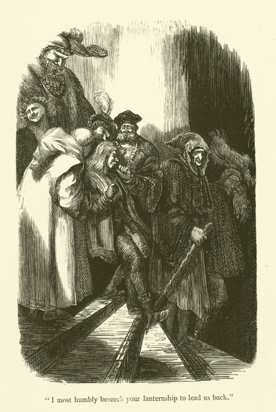 Illustration für die Werke von Rabelais von Gustave after Dore