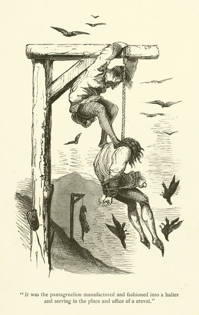 Illustration für die Werke von Rabelais von Gustave after Dore