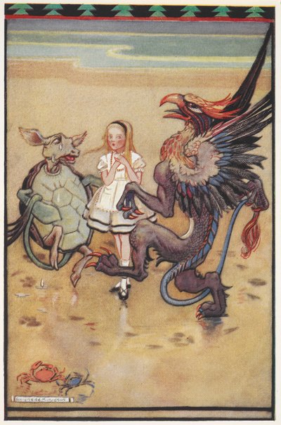 Alice tanzt mit der falschen Schildkröte und dem Greif von Gwynedd M. Hudson
