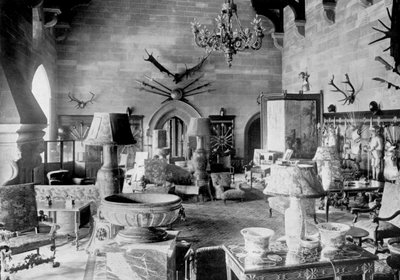 Die Große Halle, Warwick Castle, 1924-1926 von HN King