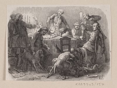 Illustration zu "Alt paa sin rette Plads" in H.C. Andersen, "Märchen und Geschichten", Band 2 von H.P. Hansen