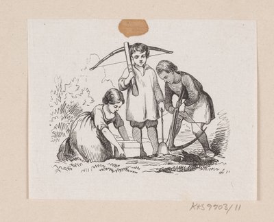 Illustration zu "Den lille Idas Blomster" in H.C. Andersen, "Märchen und Geschichten", Band 1 von H.P. Hansen