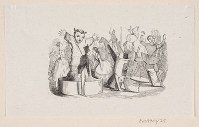 Illustration zu "Der standhafte Zinnsoldat" in H.C. Andersen, "Märchen und Geschichten", Band 1 von H.P. Hansen