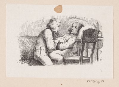 Illustration zu "Reisekammeraten" in H.C. Andersen, "Märchen und Geschichten", Band 1 von H.P. Hansen