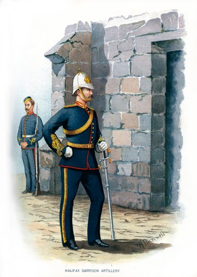 Halifax-Garnison-Artillerie, ca. 1890 von H. Bunnett