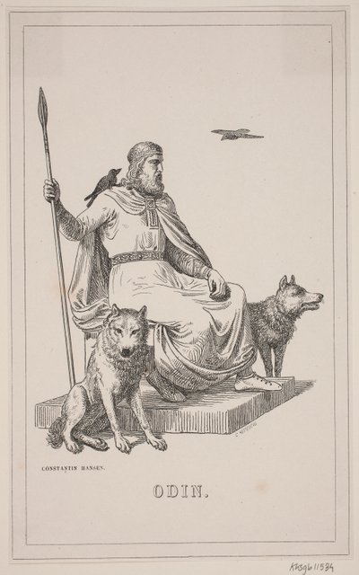 Odin. Illustration zu Fabricius