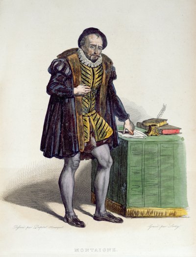 Michel Eyquem de Montaigne (1533-92) aus 