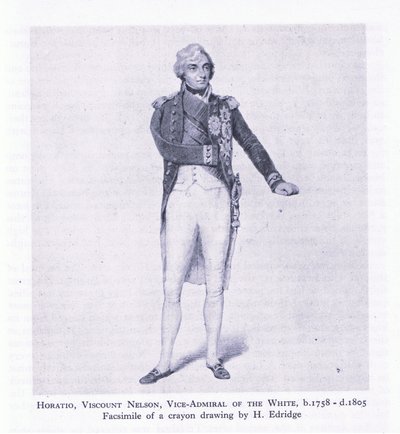 Horatio, Viscount Nelson, aus British Adventure, veröffentlicht von Collins von H. Eldridge