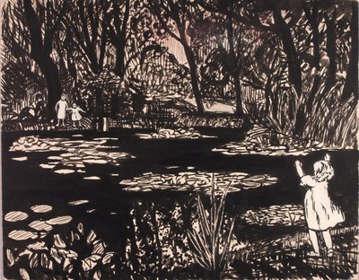 Ohne Titel (Seerosenteich) von H. Lyman Sayen