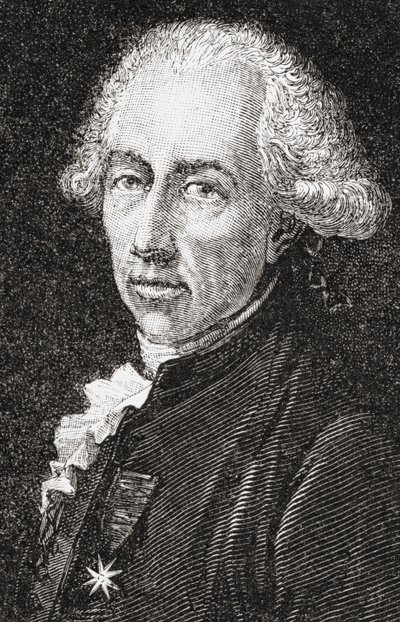 Francois Alexandre Frederic, Duc de la Rouchefoucauld-Liancourt, graviert von Pannemaker-Ligny, aus 