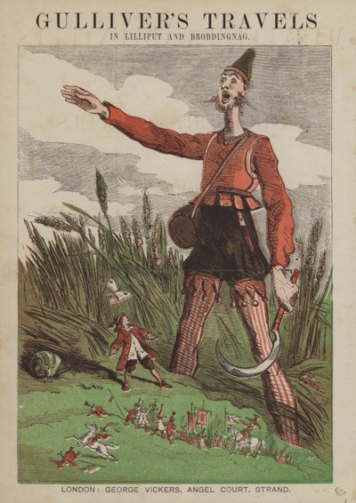 Gullivers Reisen in Lilliput und Brobdingnag von after Hablot Knight Browne