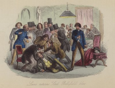 Illustration für Lewis Arundel oder Die Eisenbahn des Lebens von Frank E. Smedley von after Hablot Knight Browne