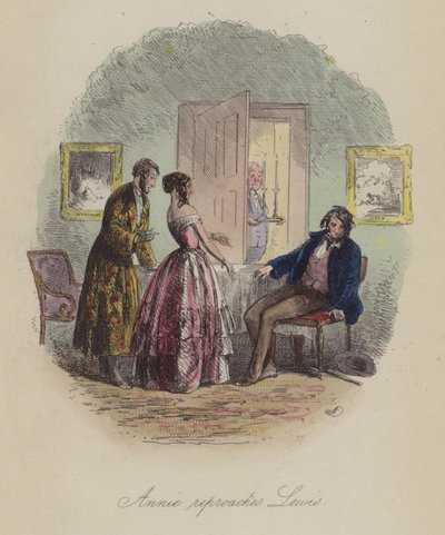 Illustration für Lewis Arundel oder Die Eisenbahn des Lebens von Frank E. Smedley von after Hablot Knight Browne