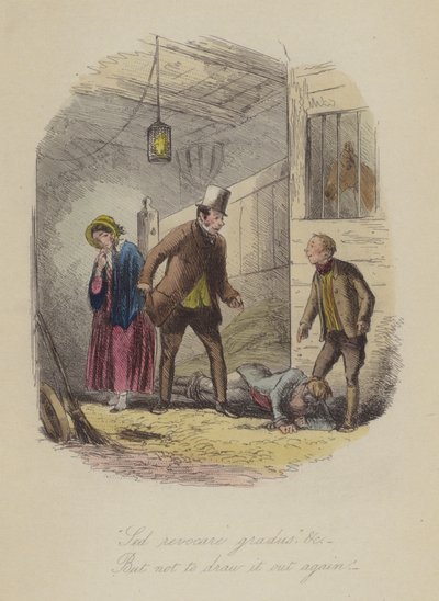 Illustration für Lewis Arundel oder Die Eisenbahn des Lebens von Frank E. Smedley von after Hablot Knight Browne