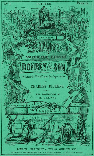 Charles Dickens - Dombey und Sohn von Hablot Knight Browne